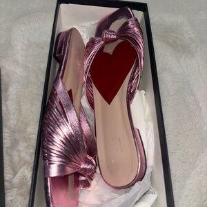 Gucci Metallic Pink Sandals